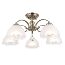 Cutilux Cutilux chandelier “Francesca” CL417153 58x58x26 cm, 5x75W, E27, brown color