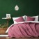 Bedspread with pillowcases "Tina", size 230x250 cm, pink color