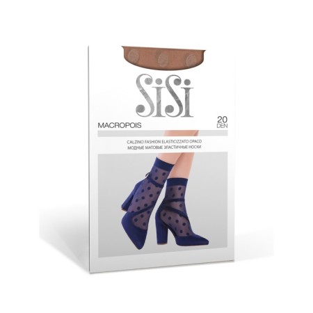 Sisi Macropois 20 synthetic socks, single size, Daino color