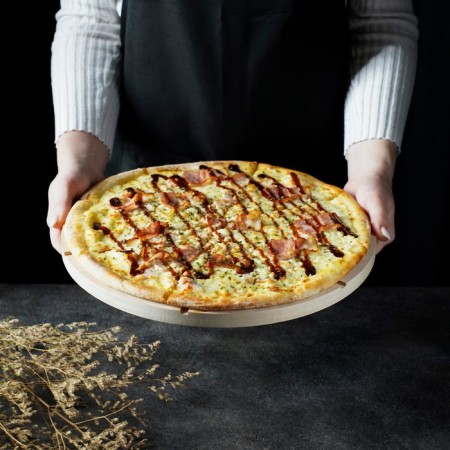 ADELICA pizza "Italiano", 6 pieces, d = 32 cm, thickness 1.8 cm, birch-4