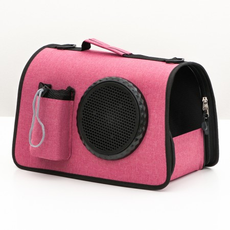 Board-carrier with an organizer and porthole, 43 x 24 x 28 cm, pink-4