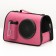 Board-carrier with an organizer and porthole, 43 x 24 x 28 cm, pink