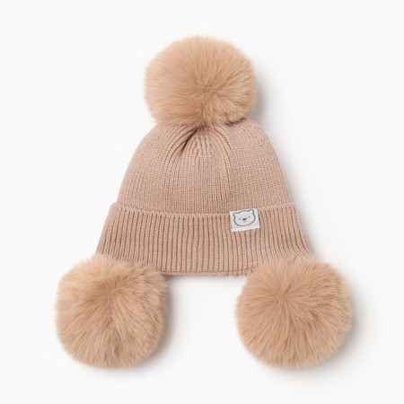 Hat insulated crumb I r.48-50, 1-3 years old, coffee