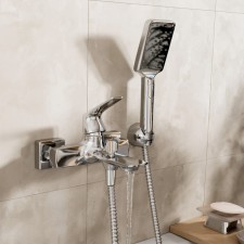 Wasserkraft Neime 1901 bath mixer, one -sided, pour length 165 mm, chrome