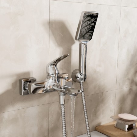 Wasserkraft Neime 1901 bath mixer, one -sided, pour length 165 mm, chrome