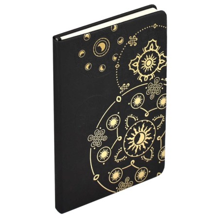 Diary of Leduced A5, 124 Escalada sheets, solid binding, artificial leather "SOFT-Tach", stamping foil of congrekes, white offset 70 g/m2, 120 g/m2-2