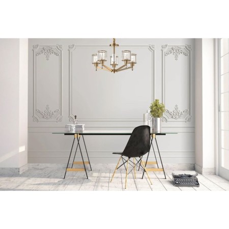 Lamp with a universal mount 5x60W E27, size 63x63x37/90 cm-2