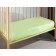 Children's sheet, size 60x120x20 cm, color light green