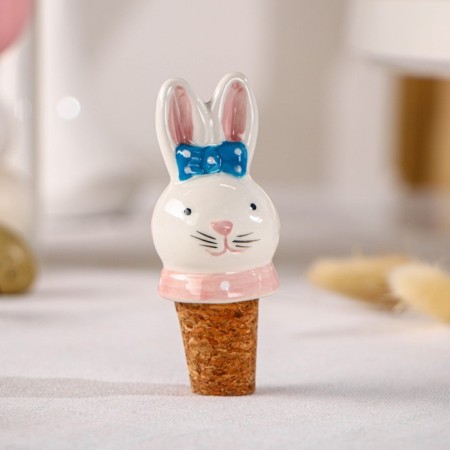 The plug for the bottle of the “Bunny with a bow”, 3.5 × 9 cm-6