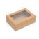 The box is folding, the lid is, with a window, craft, 24 x 17 x 8 cm