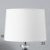 Traffic lamp with lampshade Risalux "Joel", E27, 40 W, chrome, 25 × 25 × 42.5 cm
