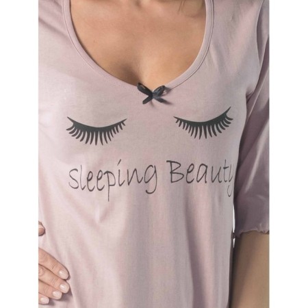 Night shirt Sleeping Beauty, size 46, pink color-5