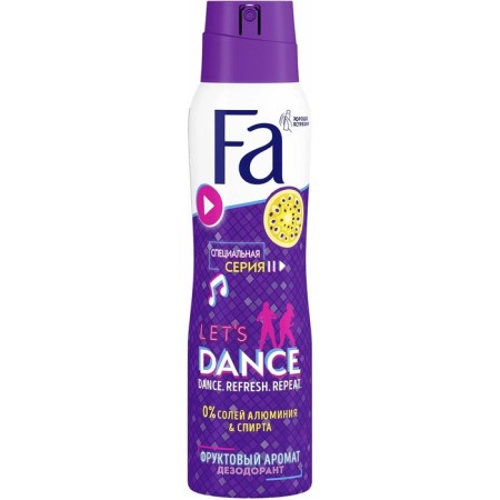 Aerosol deodorant FA Let’s Dance, 150 ml