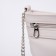 Cross-Bodi Bag on a zipper, beige color