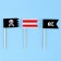 Skewers "Pirate", set of 12 pcs.