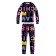 Thermal complex for girls: trousers, sweatshirt, height 140 cm