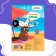 The book "Stickers by numbers", 12 pp., Blue tractor