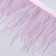 Braid with ostrich feathers, 8-10 cm, 5 ± 0.5 m, lavender color
