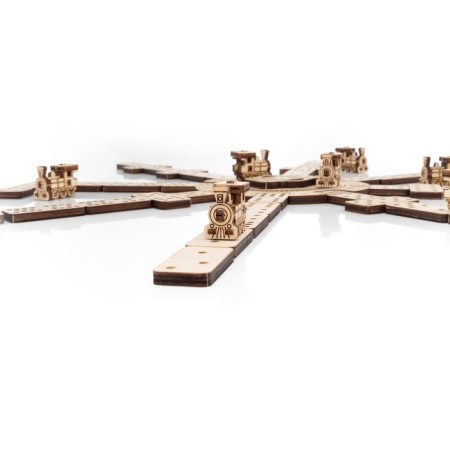Board game 3D dominoes "Mexican train" EWA-5