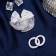 Hair Set "Schoolgirl" (clamp 7 cm, 2 gum 3.5 cm) cage bow, white