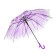 Herbera umbrella, semi-automatic, with whistle, r = 41cm, purple color