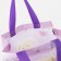 Baby bag without fastening, lilac color