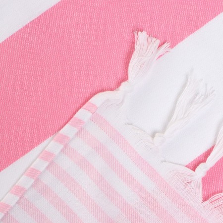 Toward beach pies, col. Pink, 100*180 cm, 100% cotton, 180g/m2-3