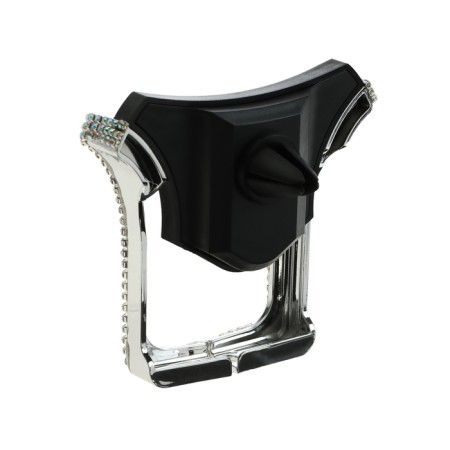 Phone holder in a deflector with rhinestones-6