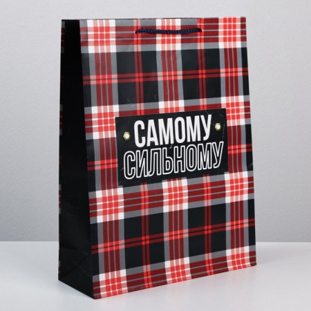 Gift package laminated, packaging, Real Strong, L 28 x 38 x 9 cm-2