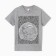 T -shirt for a boy, color gray melange, height 110 cm