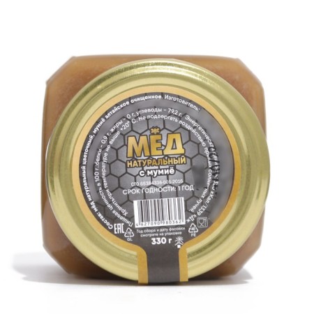 Altai honey with Mumiyo, 330 g-1