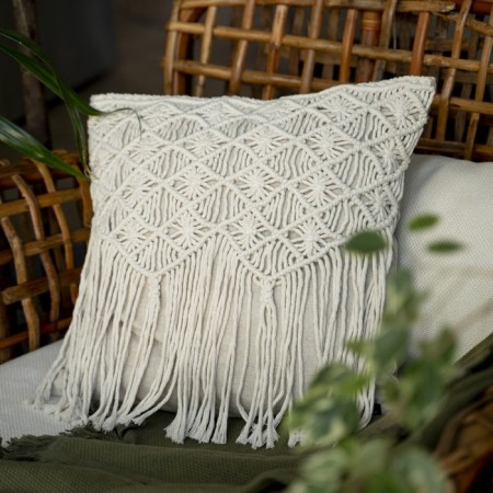 Decorative pillow "Seuta", size 45x45 cm, gray color