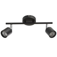 Lamp Black 2x6W GU10 Black 41x10x17cm
