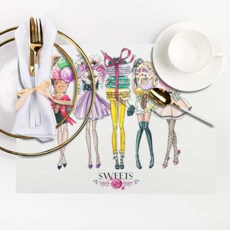 Napkin on the table "Girls Sweets" 29*40 cm