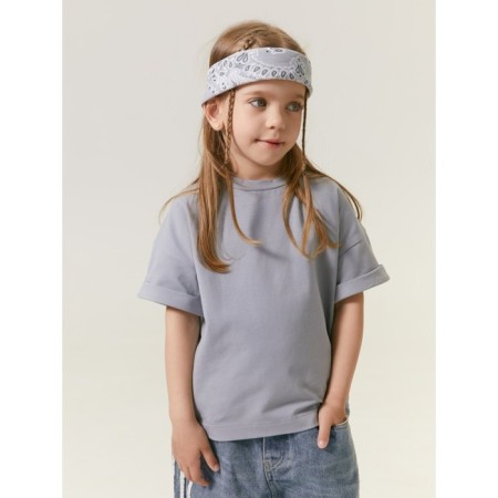 T -shirt Children's Amarobaby Stripe, height 128 cm, gray color-12