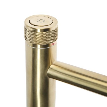 Accoona A90121AW sink mixer, pressure, brass, gold/satin-3