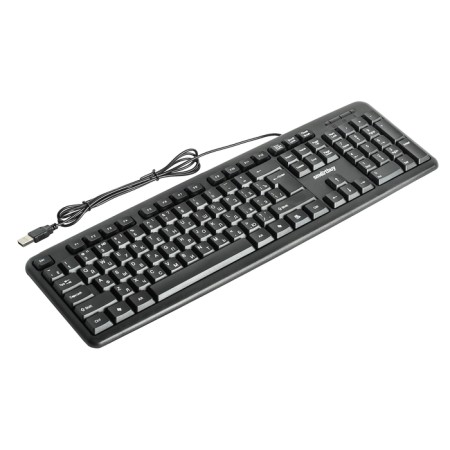 Smartbuy One 112 keyboard, wired, membrane, 104 keys, USB, black