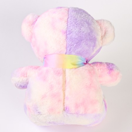 Soft toy "Bear" with a bow, lilac color, 43 cm-2