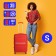 Supra STS-1004-S, 35 l, red suitcase