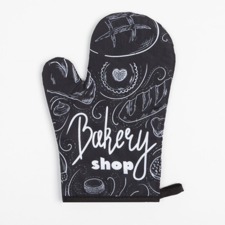 Kitchen set (2 items) Ethel Bakery Shop, a selection of 17x17 cm, mittens 26x16 cm, 100% p/e-1