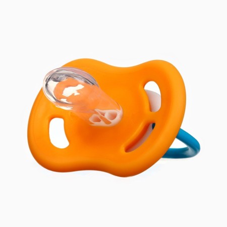 Nipple - anatomical dummy "turtle", +6 months, color yellow-4