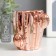 Ceramics candlestick per 1 Cactus candle D-4 cm gold 7.5x7.5x6.8 cm