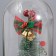 Summer Santa Clab and gingerbread luminaire 1.5W, LED, 3XAAA, Black USB 11x11x21cm