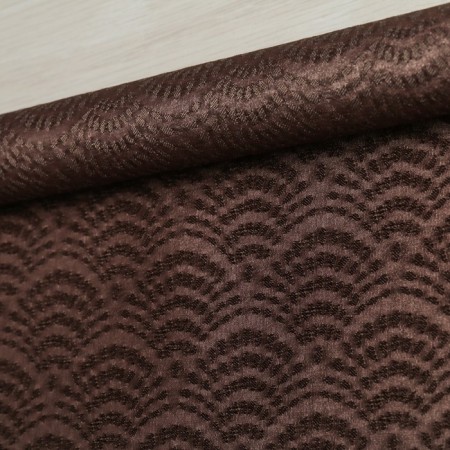 Rolled curtain "Dolce Vita", 45 x 160 cm, dark brown color-2