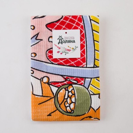 The towel of the “Easter eggs” is 35x60 cm, 100% cotton, waffle-4