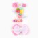 A set of hair hairpins, 5 pieces, cats aristocrats