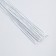 Floristic wire in a white paper braid, length 60 cm, 0.8 mm, set 50 pcs