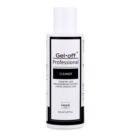 Means for degreasing nails and removing the adhesive layer Gel -off Cleaner Professional, 150 ml