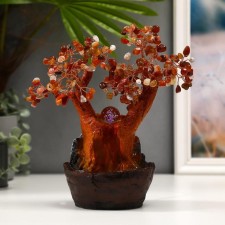 The desktop fountain from the network, backlight 