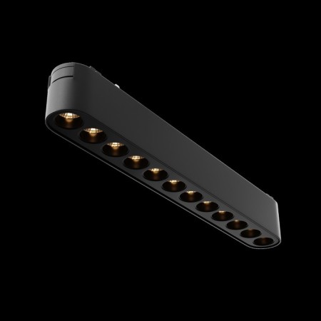 TREECH TRECHNICAL TR082-1-12W3K-M-B, 12W, 22.2x2.6x2.9 cm, LED, 1200LM, 3000K, Black color Black-4